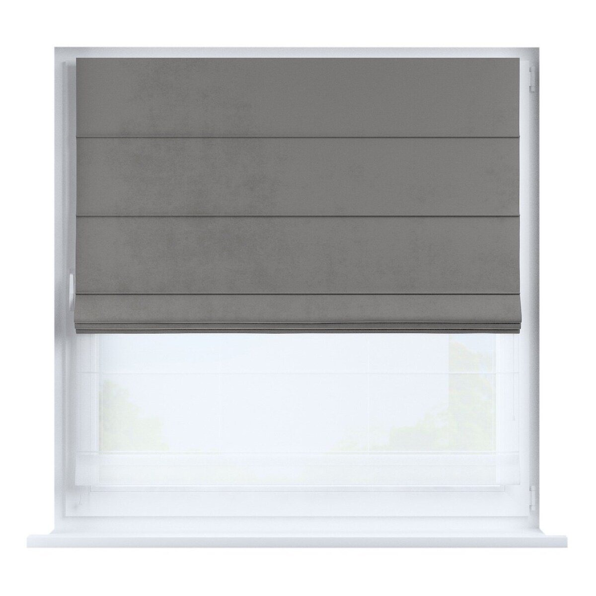 Roleta rzymska Duo, beżowo-szary, Crema