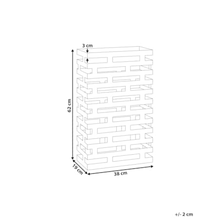Stojak na parasole KAMSAR Czarny