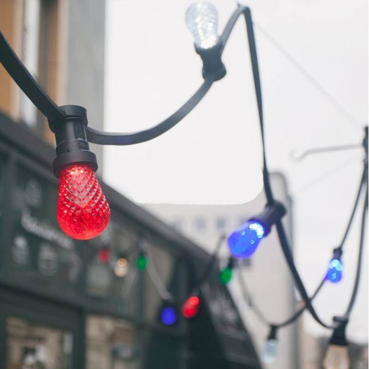 Żarówka LED 1W E27 niebieska do łańcuchów świetlnych, Candellux