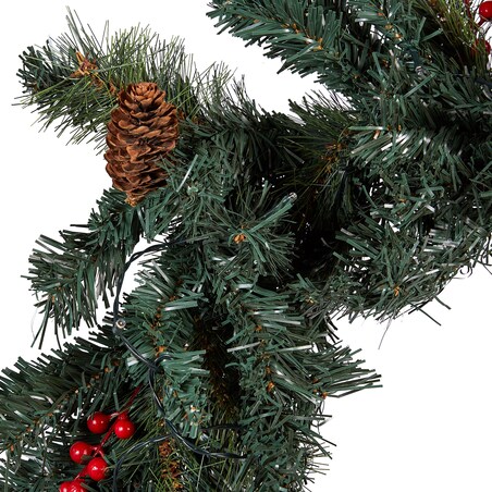 Świąteczna girlanda LED TENALA 180 cm Zielony