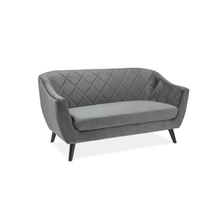Sofa MOLLY 2 VELVET szara