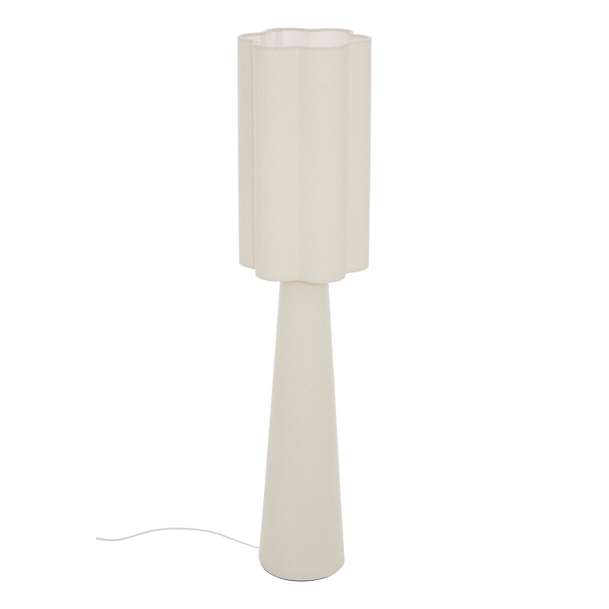 Lampa podłogowa BLANCA, Ø 28 x 124 cm, beżowa