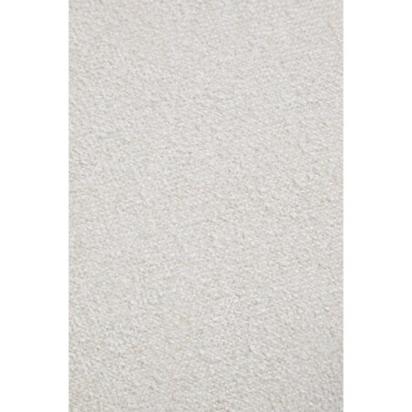 Krzesło z podłokietnikami tapicerowane Jolie, kremowo-beżowe, ciemne drewno