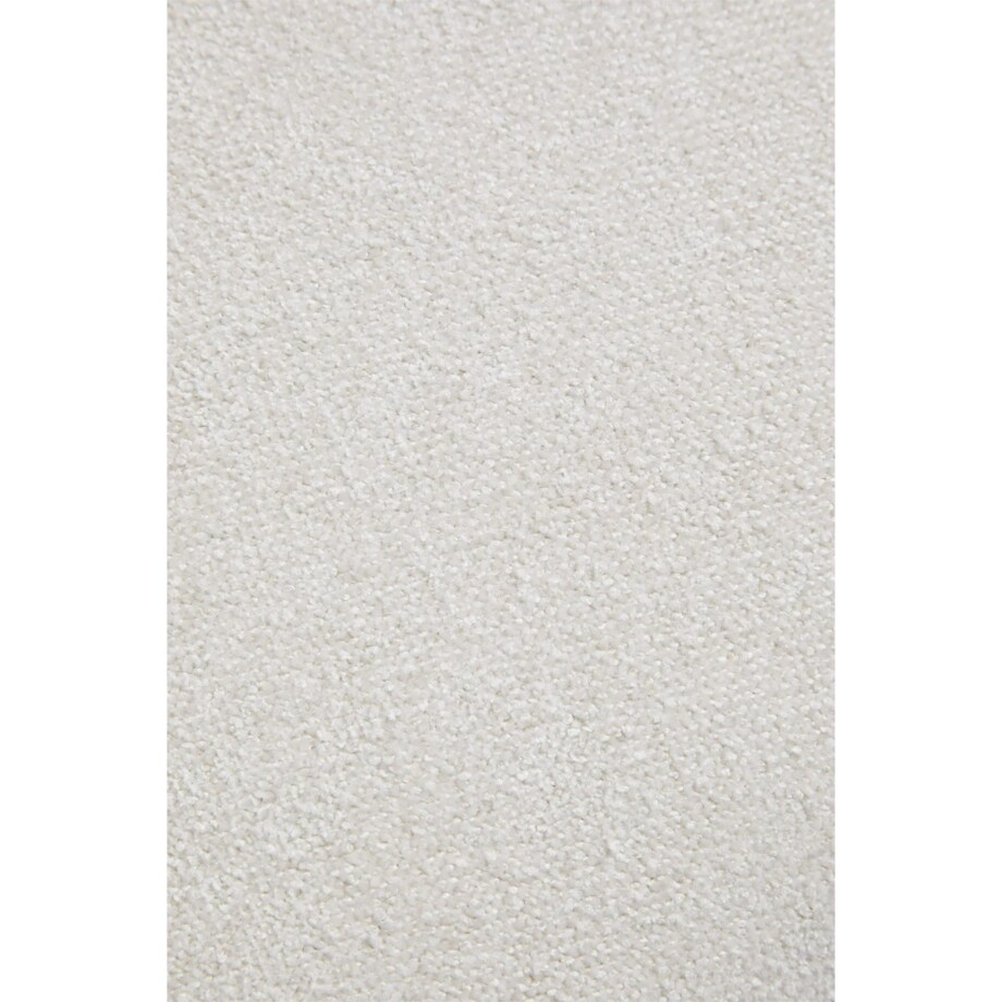 Krzesło z podłokietnikami tapicerowane Jolie, kremowo-beżowe, ciemne drewno