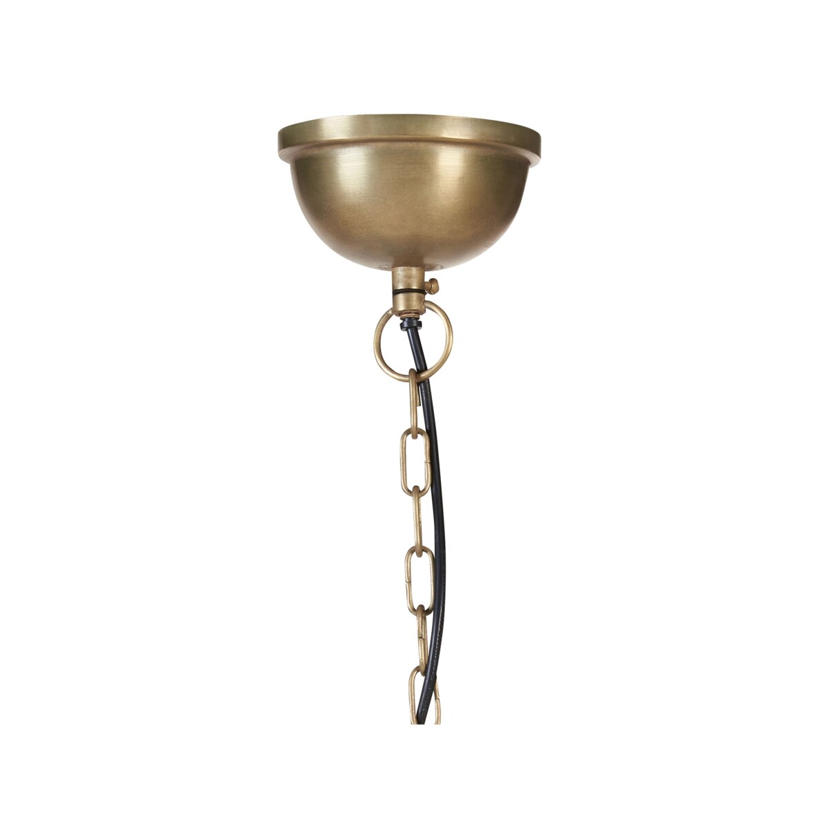 Lampa wisząca metalowa mosiężna HARANGI