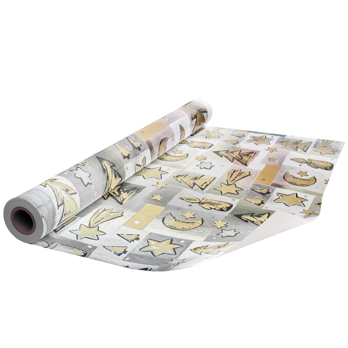 Papier Prezentowy Do Pakowania Prezentów 25 m MEGAROLKA Świąteczny Do Paczek Boże Narodzenie Ozdobny