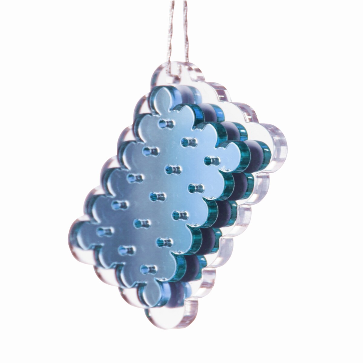 Dekoracje świąteczne domu Herbatniki niebieskie 6szt.