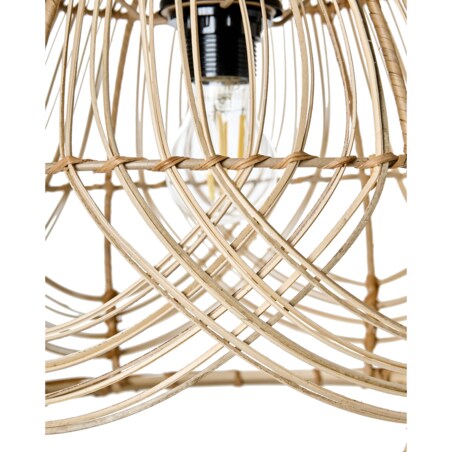 Lampa wisząca POSTRERO Rattan Naturalny