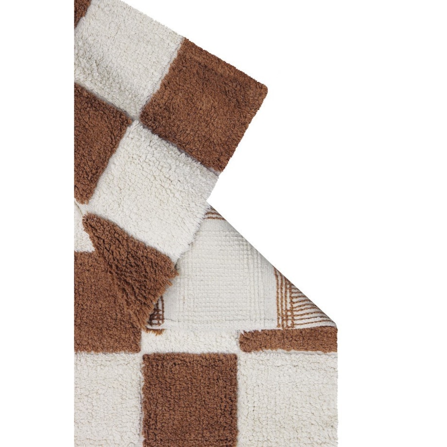 Dywan bawełniany Kitchen Tiles Toffee 120x160 cm Lorena Canals