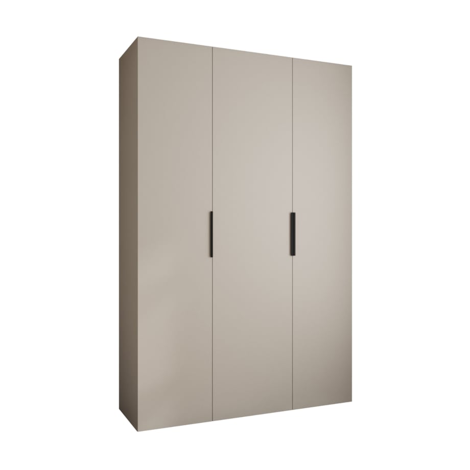 Szafa trzydrzwiowa Como 4 160 gł.40 kaszmir+czarny