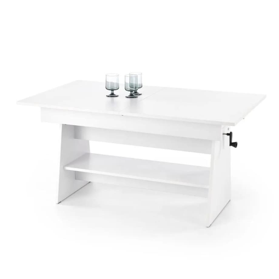 Ława rozkładana podnoszona ERIKA biała