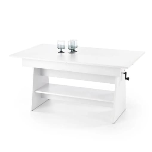 Ława rozkładana podnoszona ERIKA biała