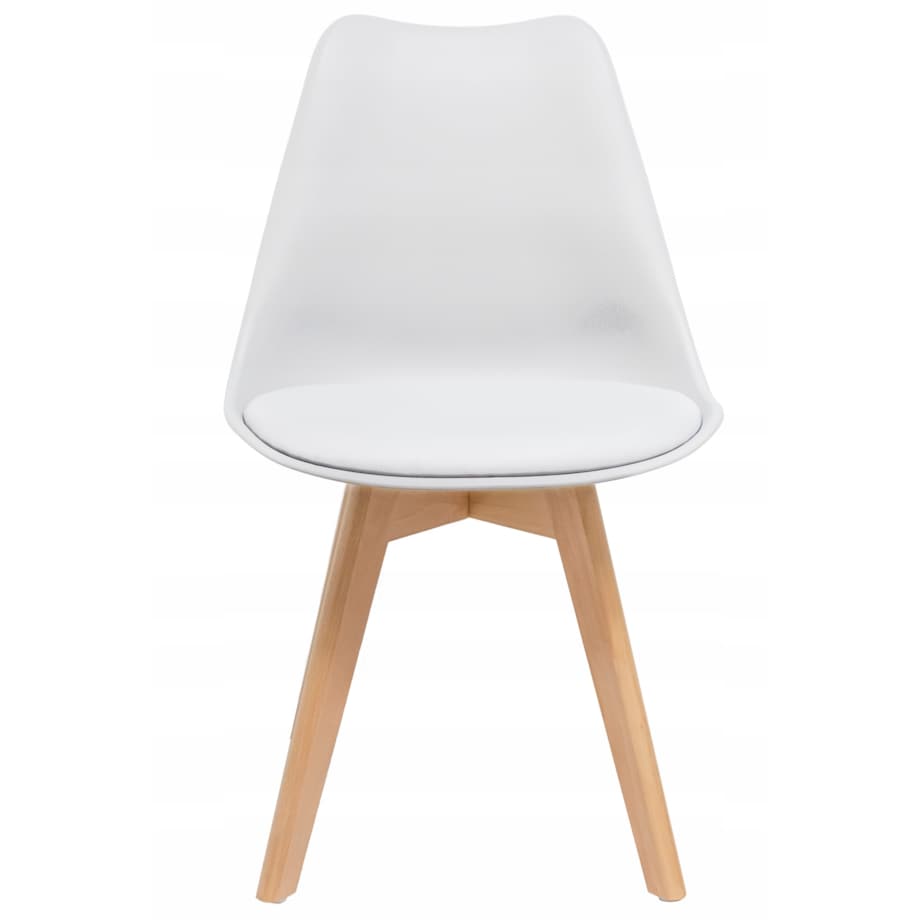 Krzesło skandynawskie OSLO białe wygodne