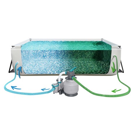 Basen ogrodowy stelażowy Bestway 549x274x122 cm zestaw 11w1 56466N