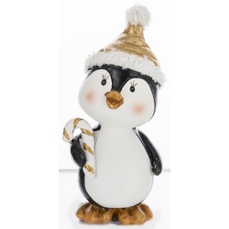 Dekoracja para pingwinków 9x5x3,5 cm PINGUINI