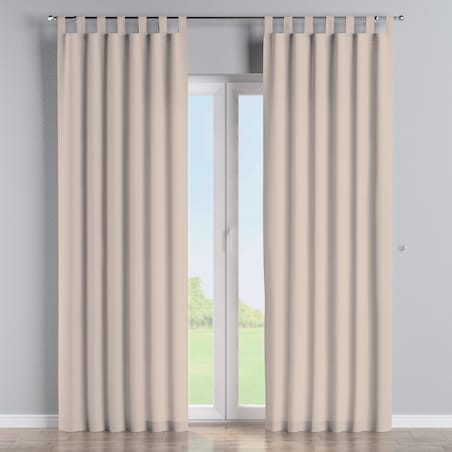 Zasłona na szelkach 1 szt. 130x245 jasnobeżowy