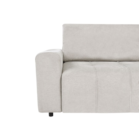 Narożnik rozkładany prawostronny 4-osobowy z pojemnikiem jasnoszary INNVIK