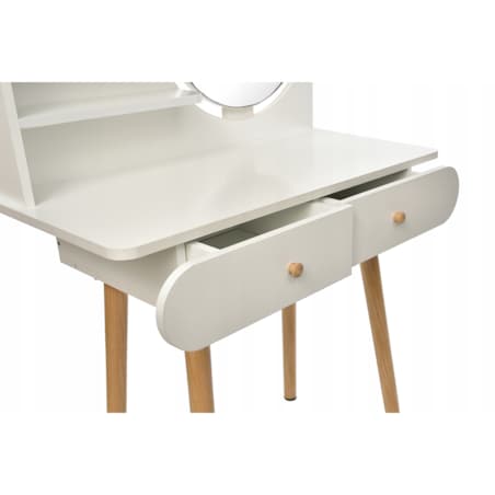 Toaletka z lustrem SCANDI kosmetyczna skandynawska