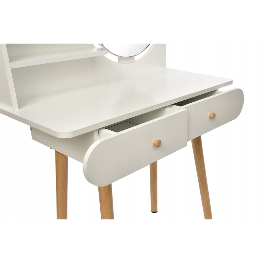 Toaletka z lustrem SCANDI kosmetyczna skandynawska