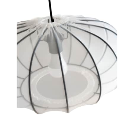 Abażur Meduza Biała Mist Black 20x40