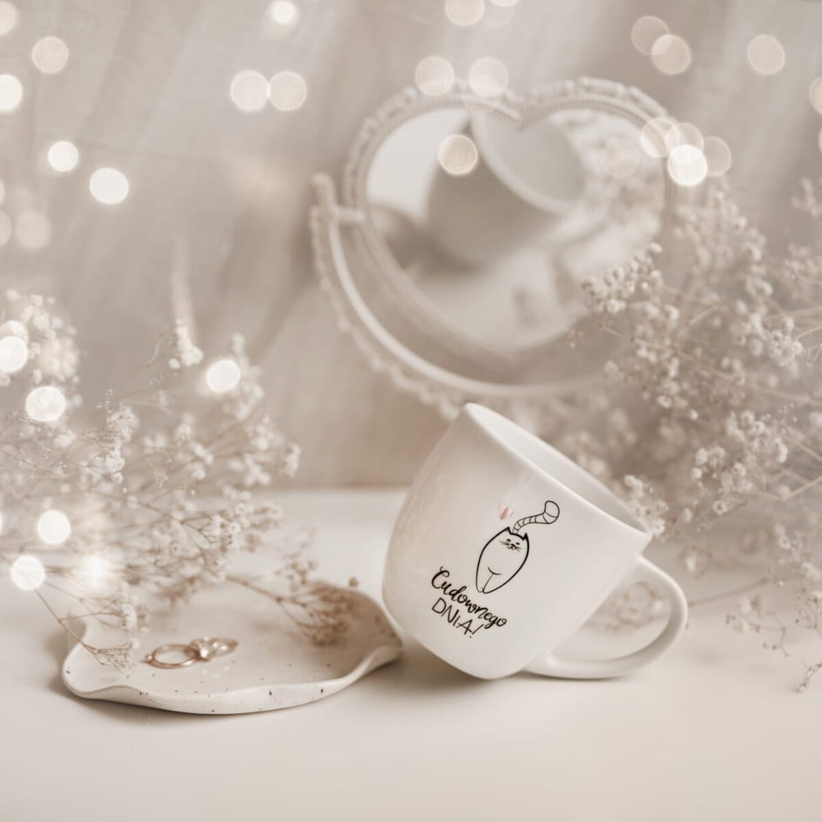 Kubek 300 ml - Cudownego dnia KOTEK