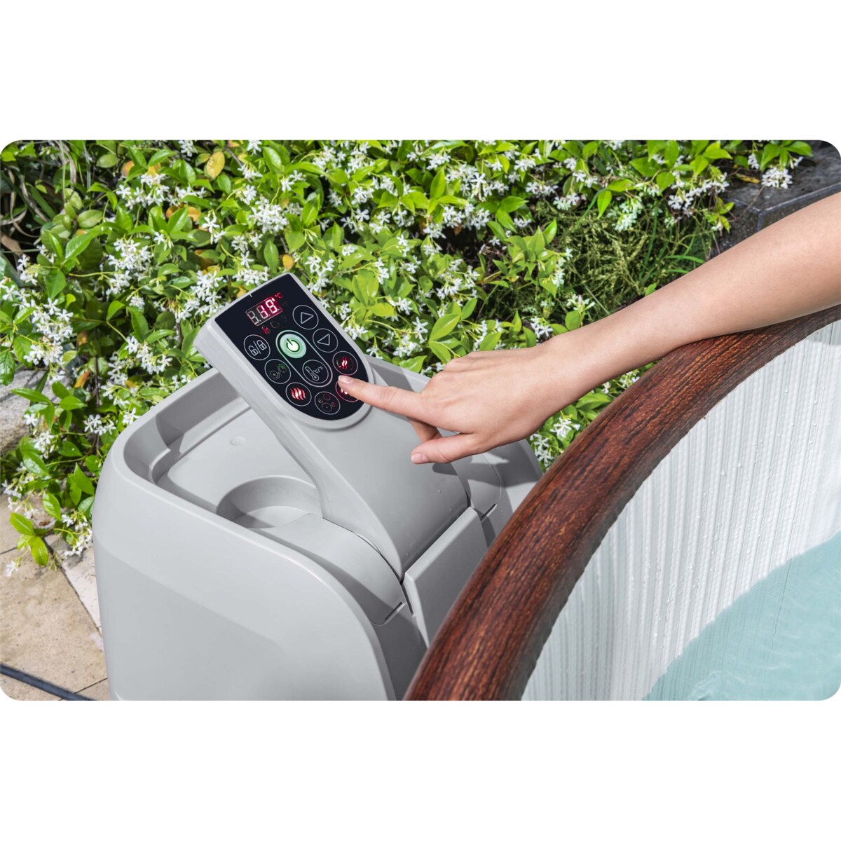 Dmuchane spa ogrodowe 7-osobowe hydromasaż Bestway Helsinki airjet