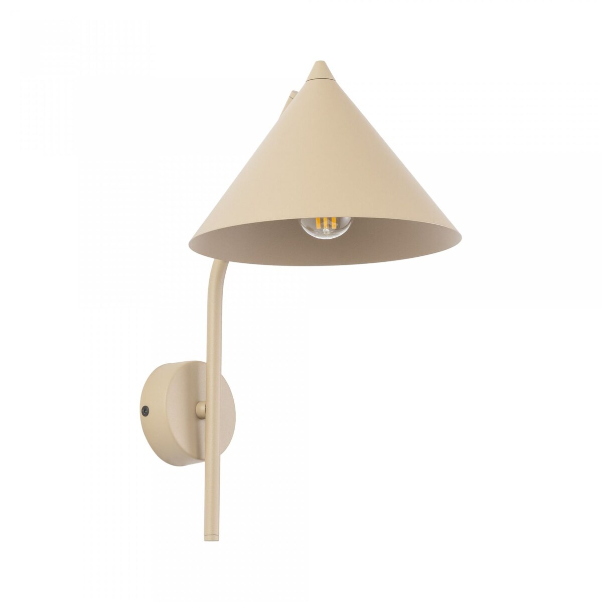 Kinkiet ścienny TK Lighting CONO SABIA 11474 beżowy E27 loft nowoczesny do salonu sypialni