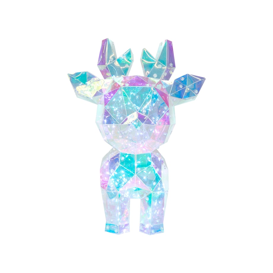 Dekoracja LED PIENI Renifer 28 cm Kolorowy