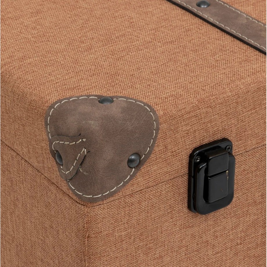 Kufer walizka 3 szt. retro brązowe