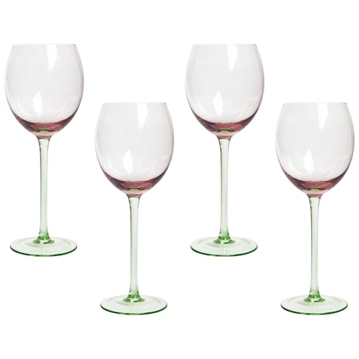 Zestaw 4 kieliszków do wina DIOPSIDE 360 ml Różowy
