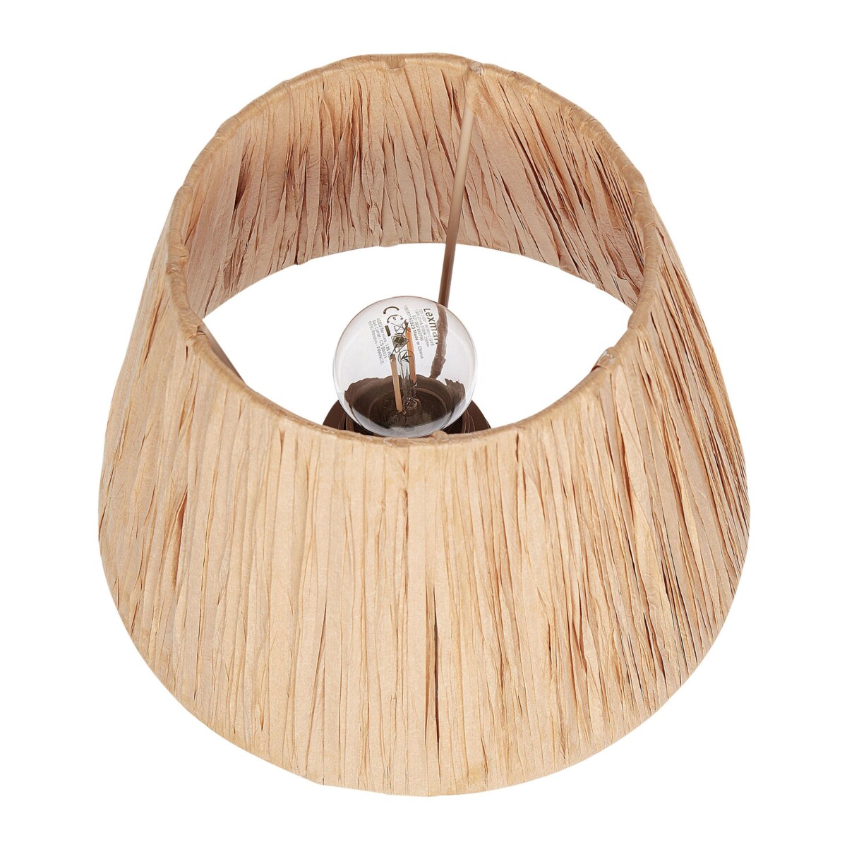 Zestaw 2 lampek nocnych ceramicznych szary ARWADITO