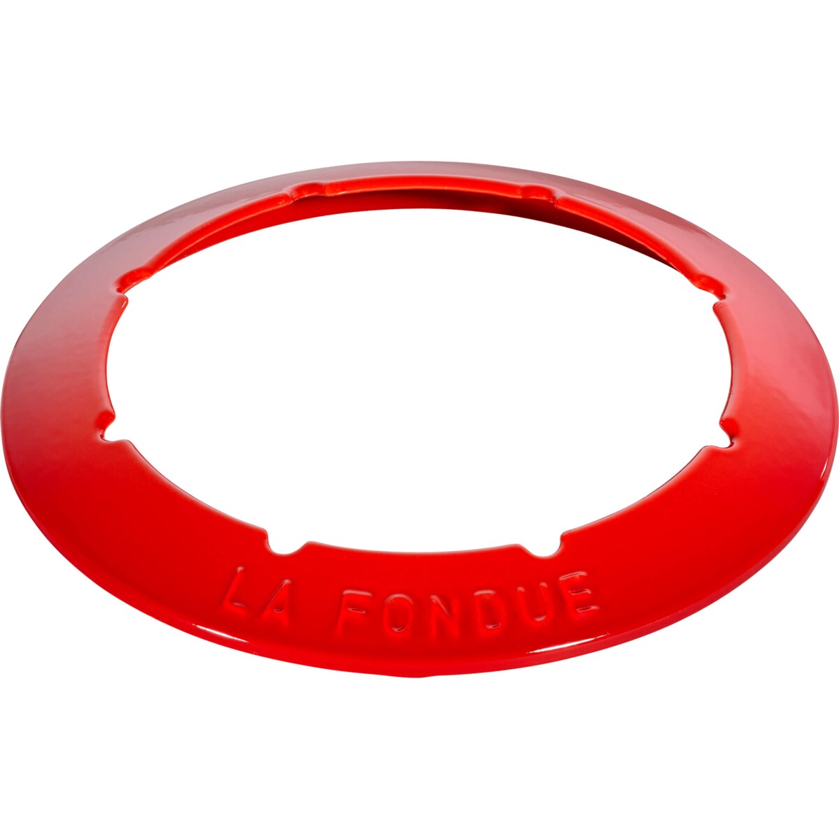 Zestaw do fondue Staub - 18 cm, Czerwony