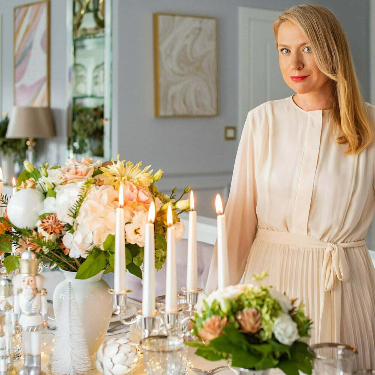 Obrus Shiny Silver - 130 cm x 250 cm