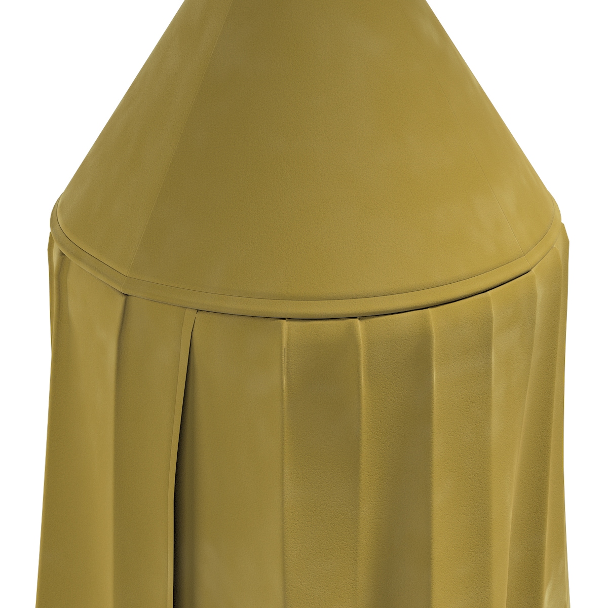 Baldachim do łóżeczka, oliwkowy zielony, fi 50cmx230cm, Posh Velvet