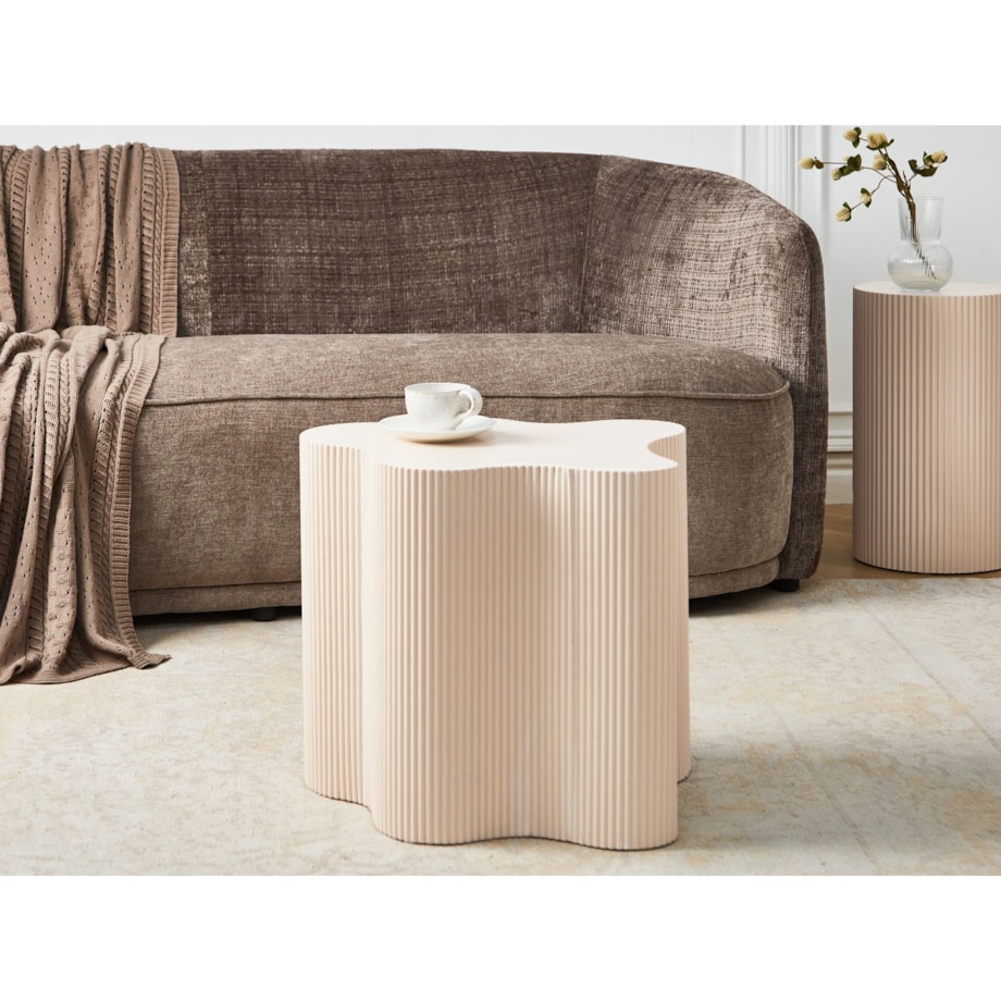 Stolik pomocniczy złamana biel PERRY