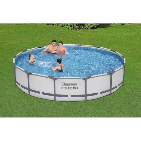 Basen ogrodowy stelażowy 427x84cm Bestway 17w1