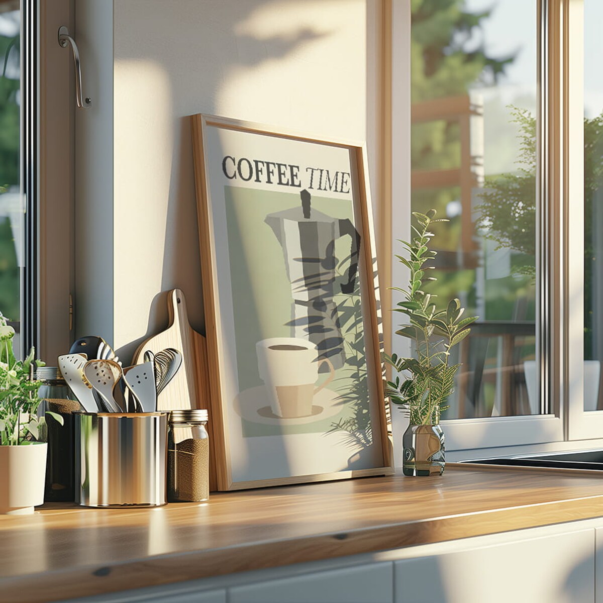 plakat coffee time graphic 21x30