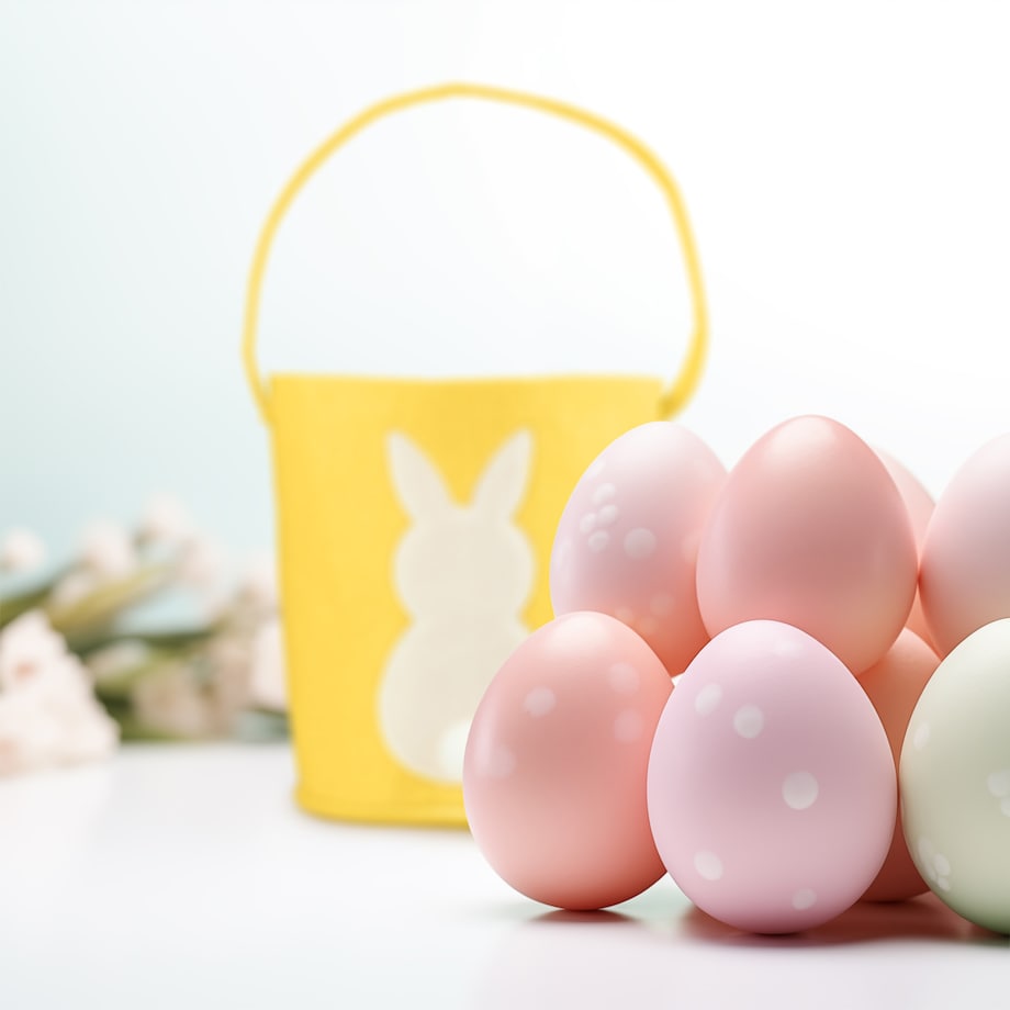 Koszyk Koszyczek Filcowy Wielkanocny Na Jajka Pisanki Dekoracja Ozdoba Z Zajączkiem Żółty