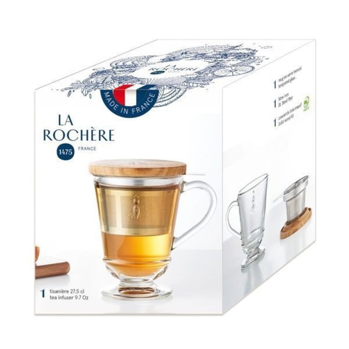 Pszczoła Szklanka Z Zaparzaczem 240 Ml