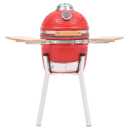 vidaXL Ceramiczny grill Kamado z wędzarnią, 76 cm