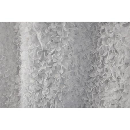 firana "lumiere 3d" z szyfonu biała | 140x250 taśma