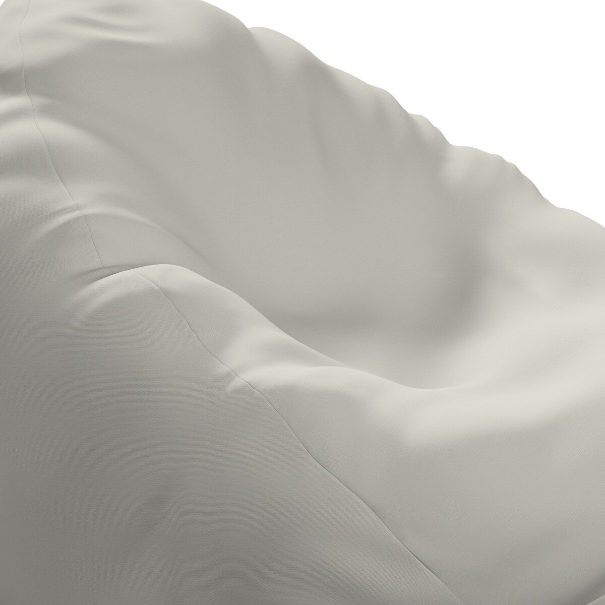 Worek do siedzenia Bowli, jasny szary, Ø80 x 115 cm, Cotton Story