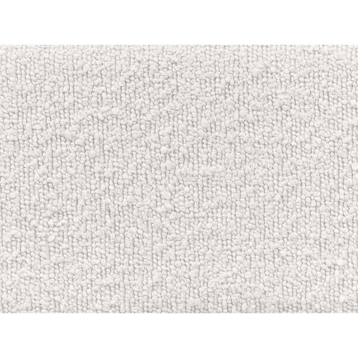 Łóżko boucle 180 x 200 cm białe MARGUT