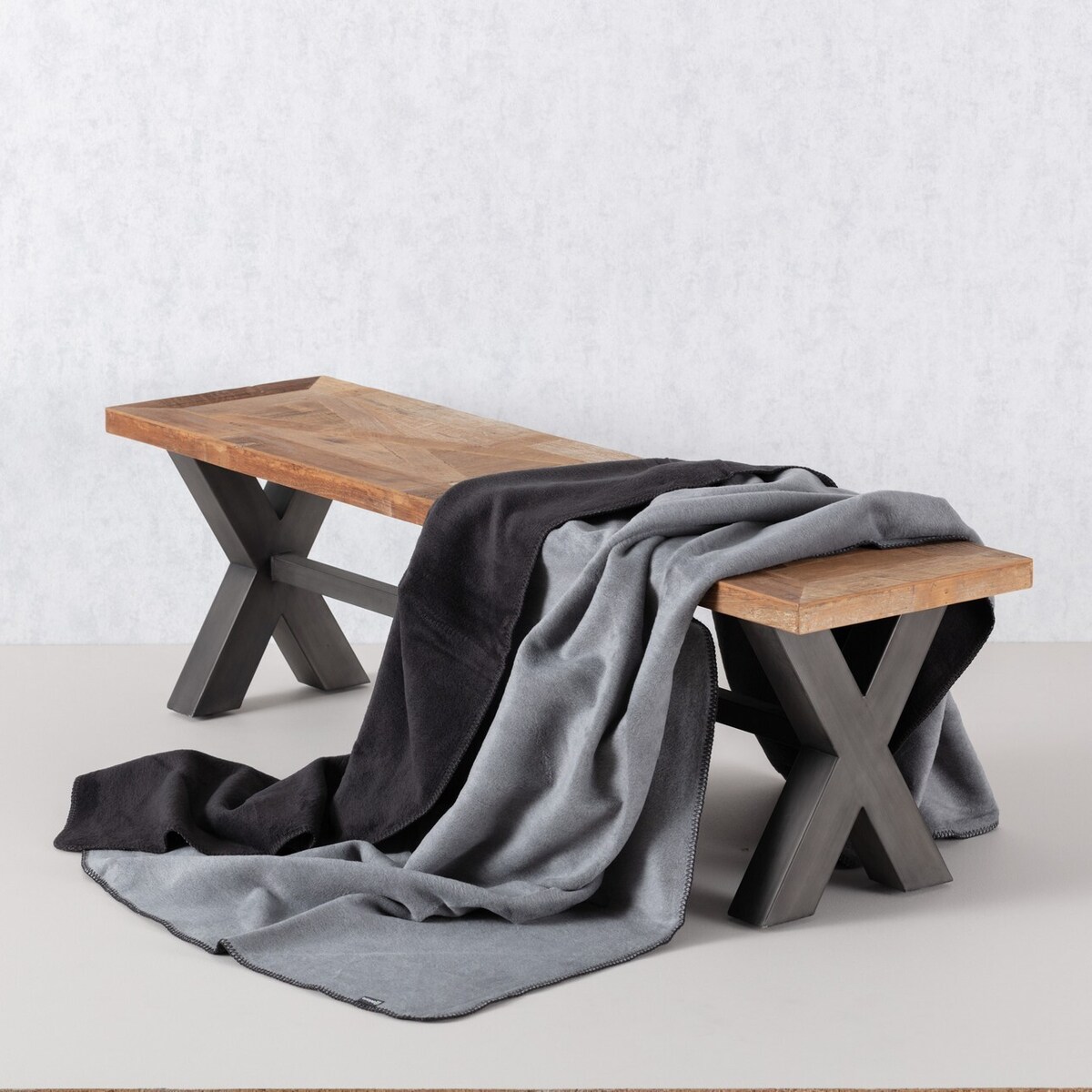 Koc Cosy Home 150x200cm Black&Zinc, 150 x 200 cm