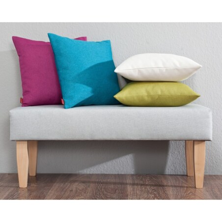 Ławka, jasny popiel, 100 x 40 x 40 cm, Etna