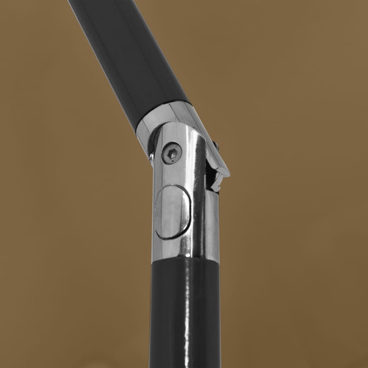 vidaXL Parasol plażowy, taupe, 200x125 cm