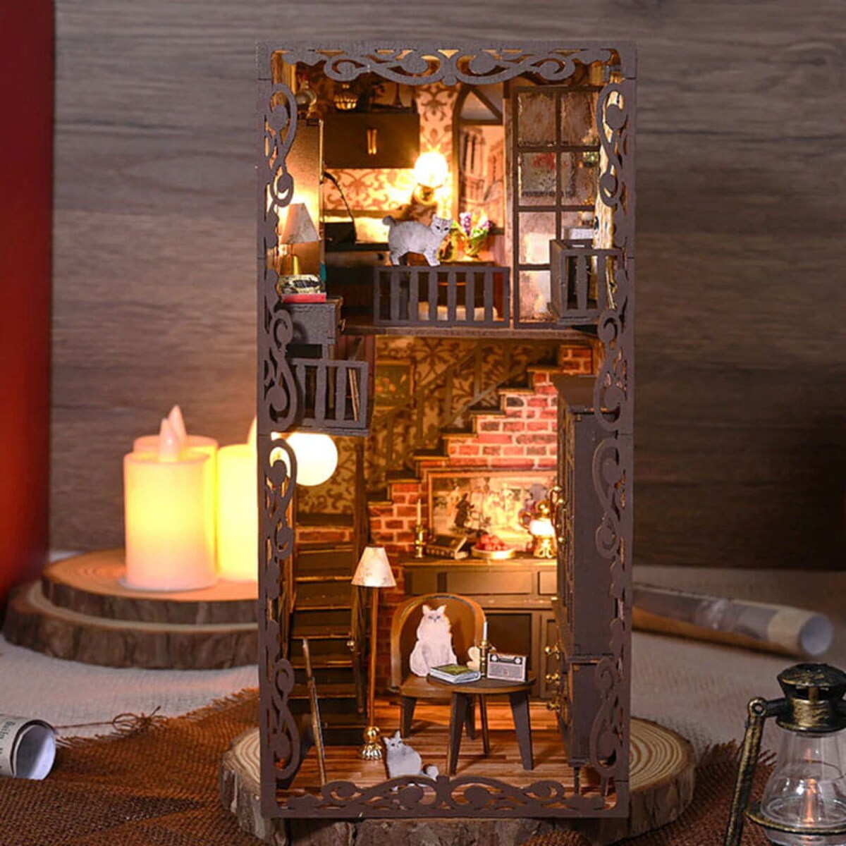 Miniaturowy domek Book Nook - Tajemnica zamku