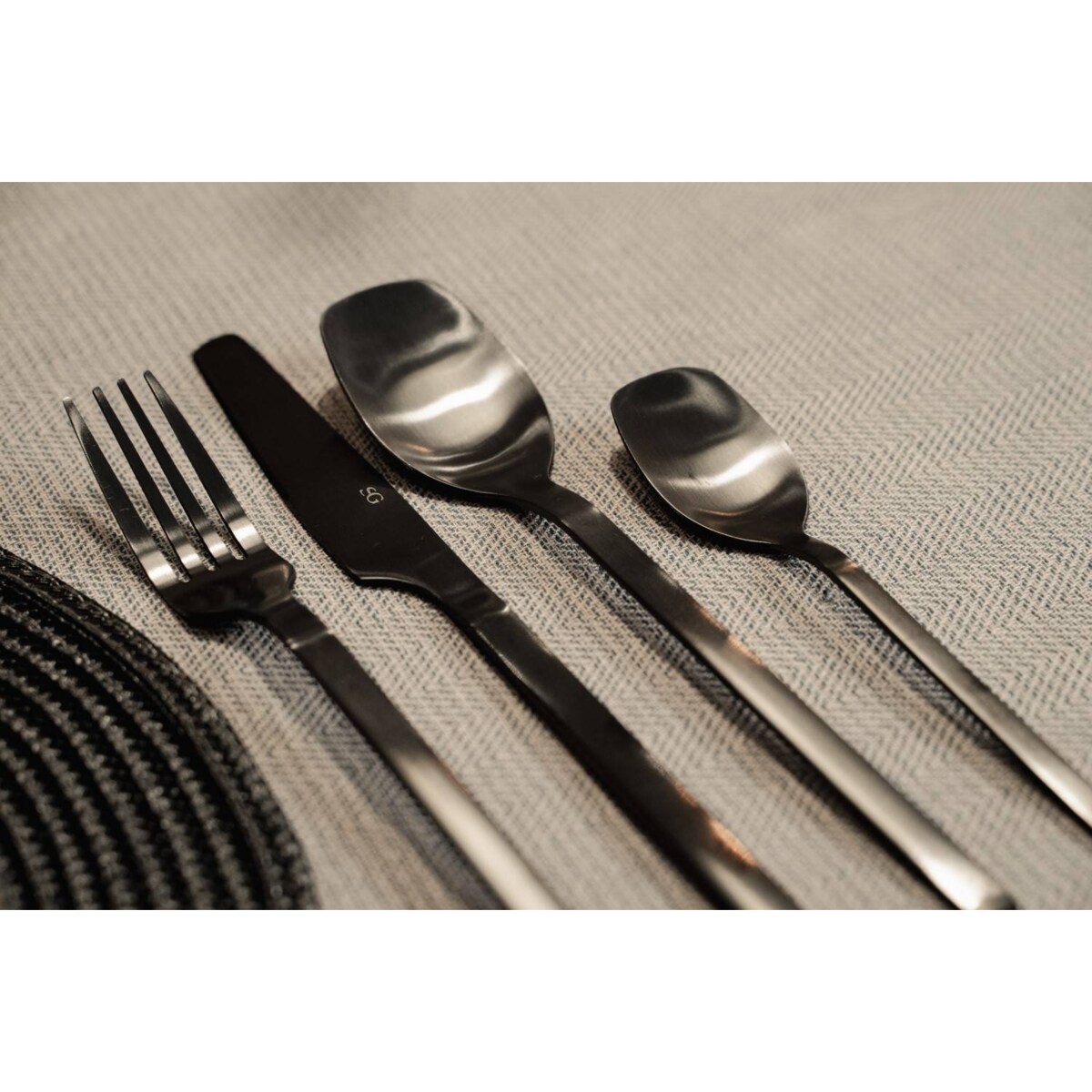 Zestaw sztućców ze stali nierdzewnej MODERN, 24 sztuki