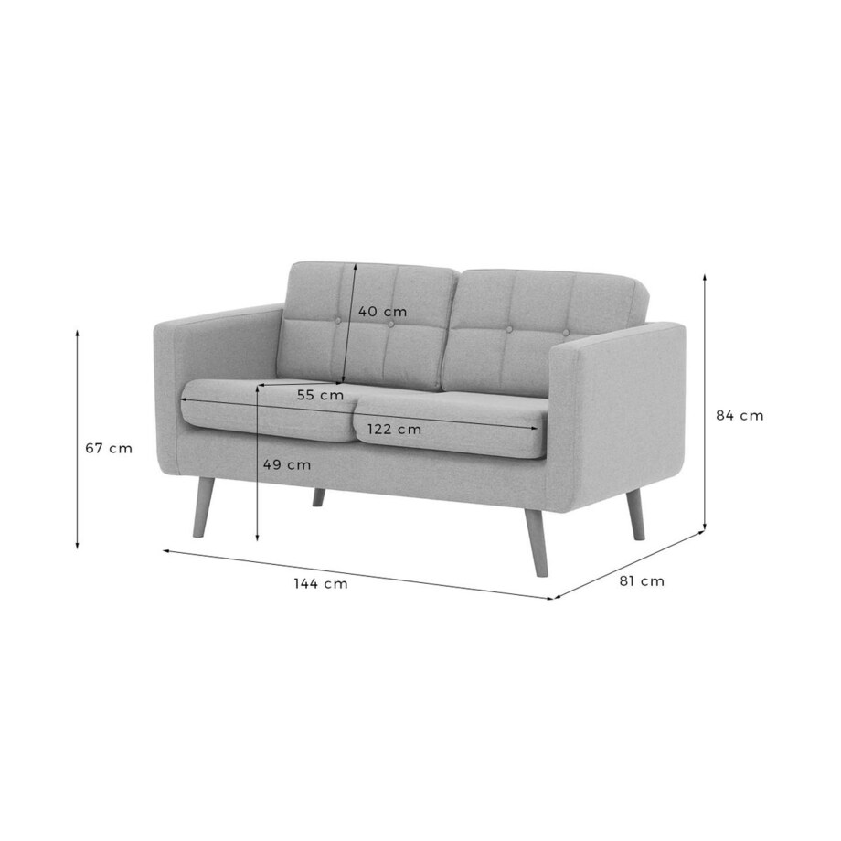Sofa dwuosobowa Brest-Malmo 28