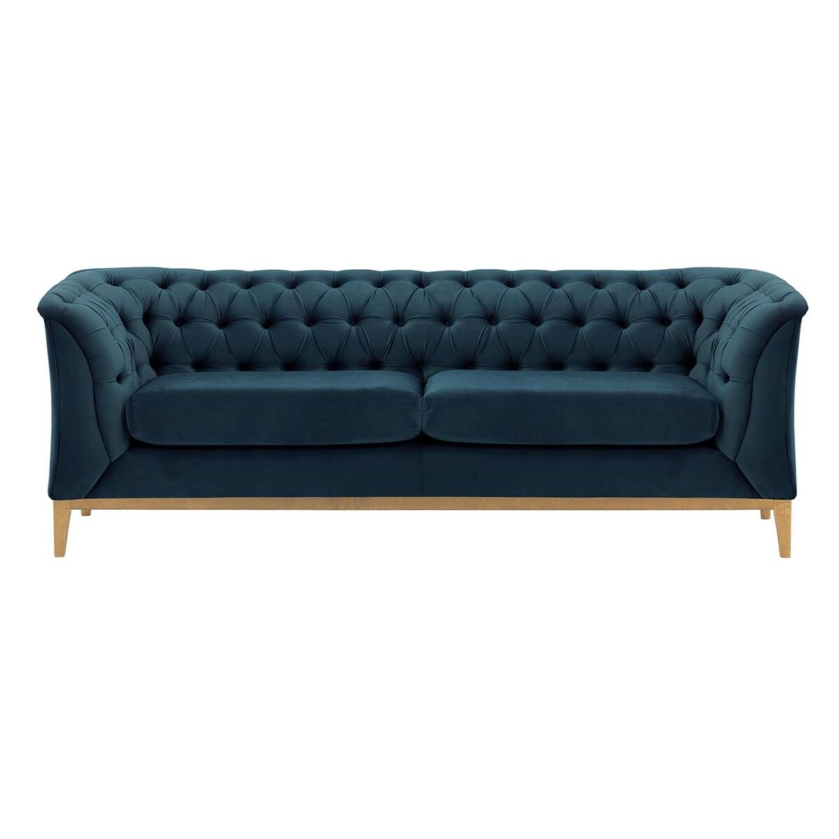 Sofa 2,5-osobowa Chesterfield Modern Wood-Velluto 11